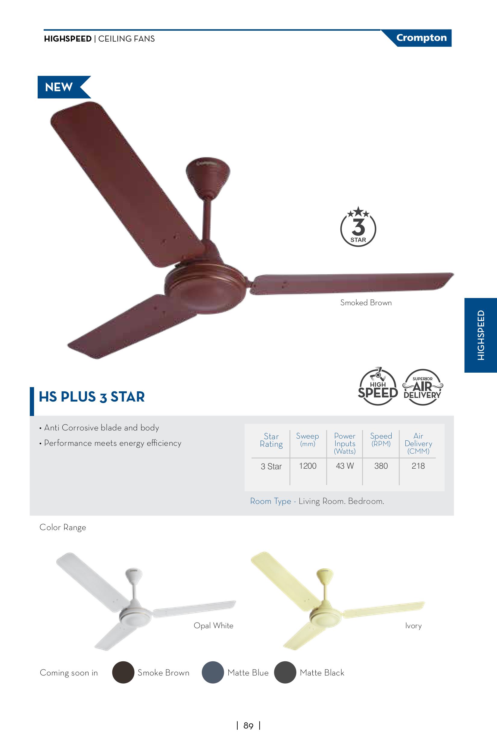 Crompton HS Plus 3 Star